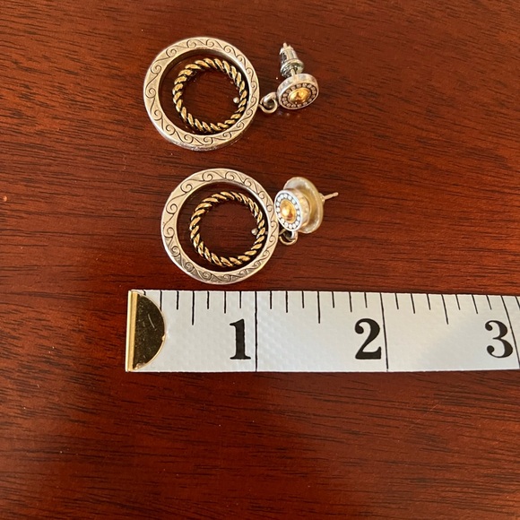 Silver and gold Brighton earring - Picture 2 of 4